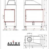 Каминная топка АСТОВ П2С 800